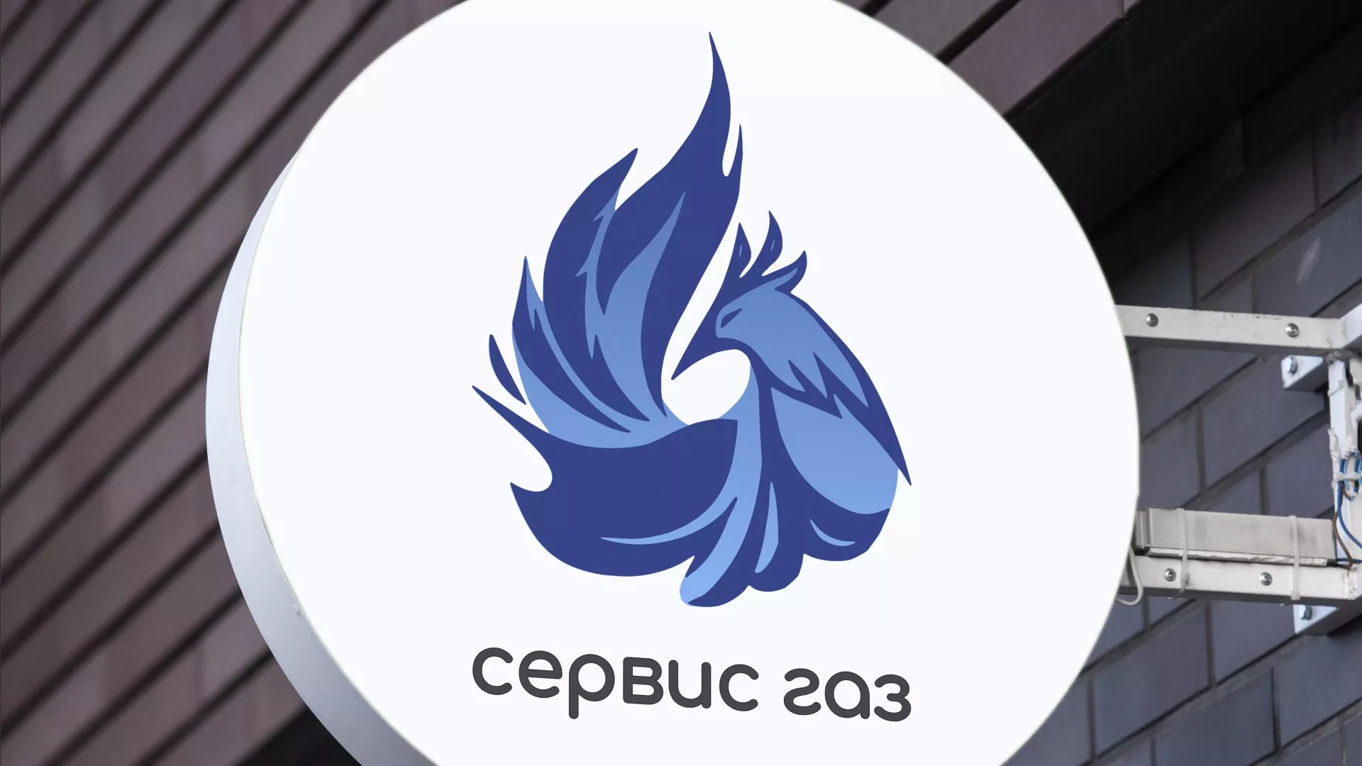 Создание логотипа «Сервис газ» в Опочке